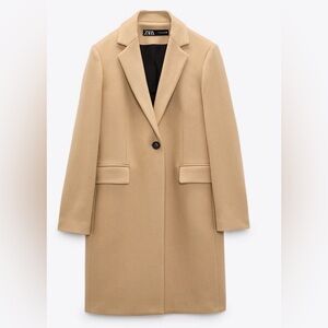 Zara Manteco Tan Coat